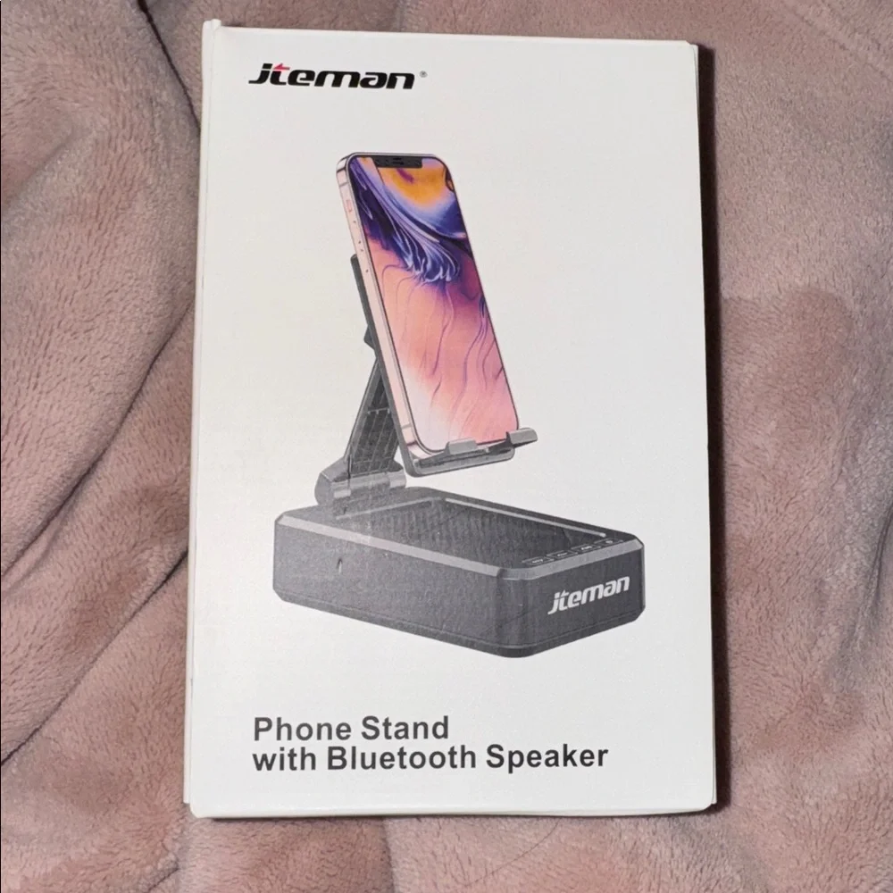 Jetman Phone Stand with Bluetooth Speaker